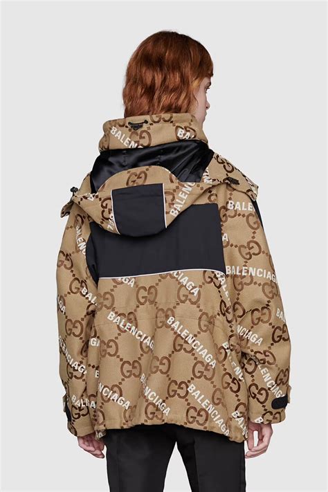 The Hacker Project Gucci x Balenciaga Jumbo GG Jacket